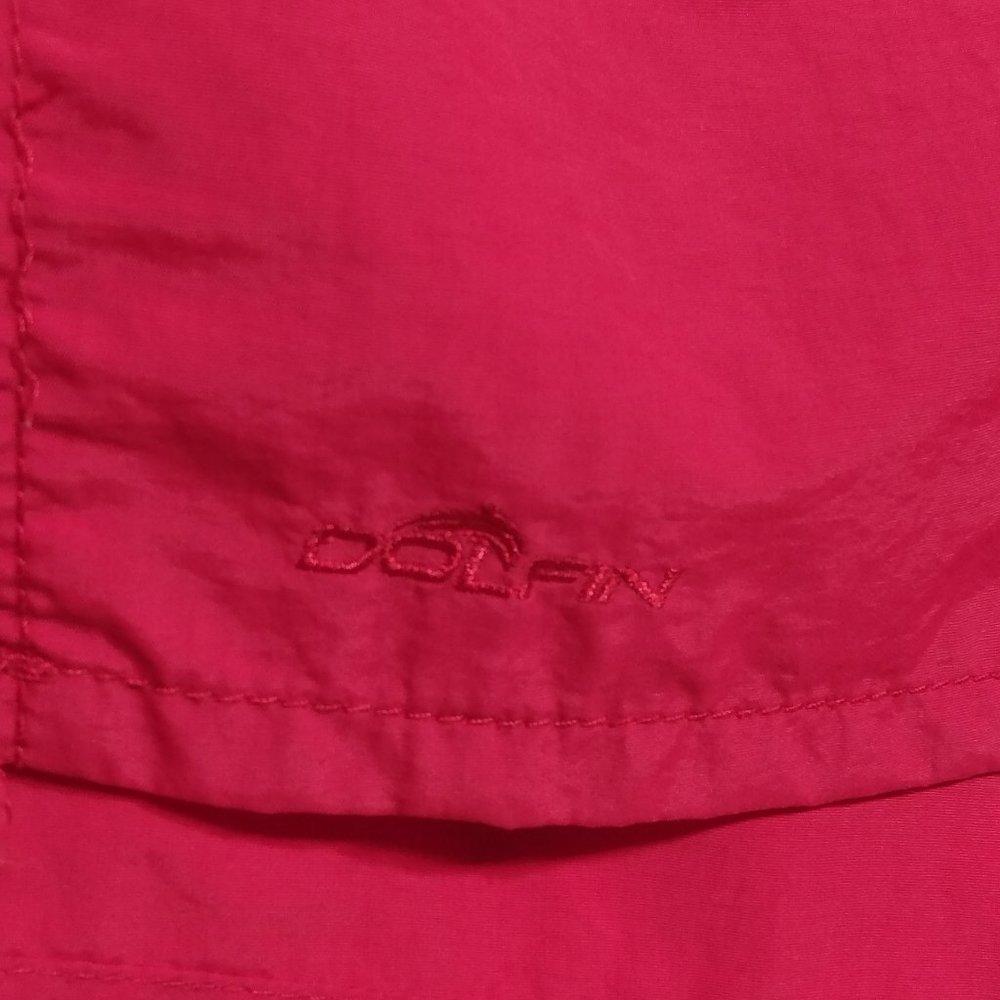 Dolfin men's red lifeguard bathing suit swim trunks Nylon XXL 2X Big Man - Picture 2 of 7